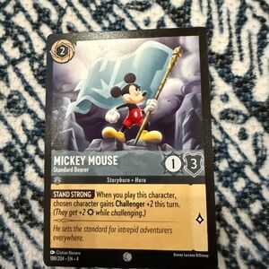 Mickey Mouse Standard Bearer Card